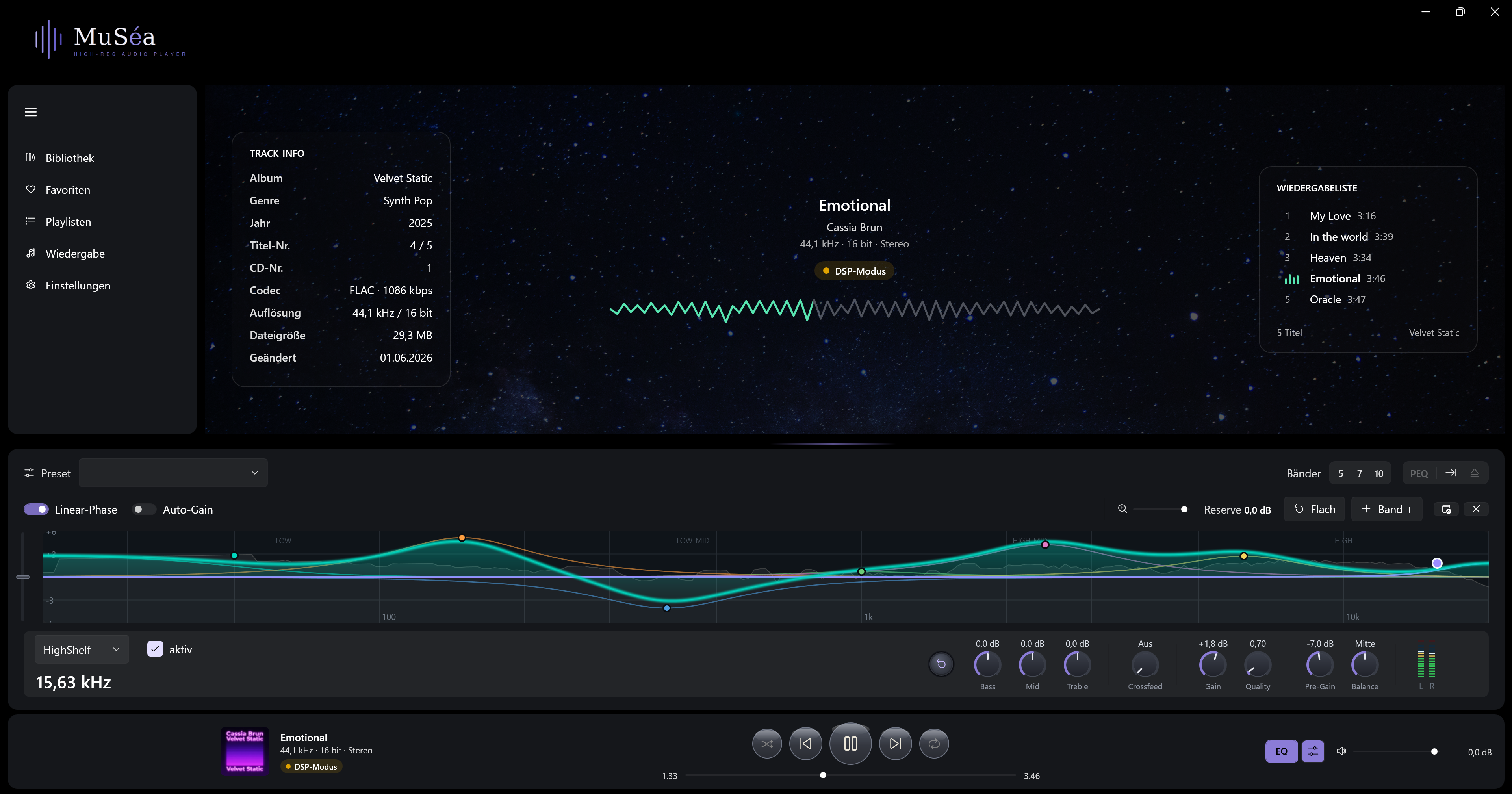 Zum Vergrößern klicken MuSéa Bit-Perfect Audio-Engine